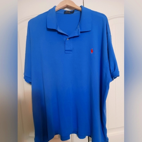 Ralph Lauren 2XLB blue Polo shirt - Picture 1 of 3